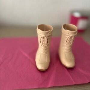 Stylish Tan doll Lace-Up Boots